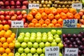 Fruit stand in Mauritius Royalty Free Stock Photo