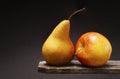 Fruit Still Life - Pear and Apple Royalty Free Stock Photo