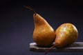 Fruit Still Life - Two Pears Royalty Free Stock Photo