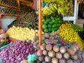 Fruit store, Addis Abeba, Ethiopia Royalty Free Stock Photo