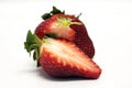 Fruit - Strawberry Cut Royalty Free Stock Photo