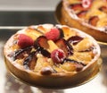 Fruit tart in French bakery Royalty Free Stock Photo