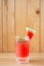 Fruit tropical with drink with spring summer holiday & vacation background concept.