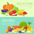 Fruit and vegetable banners