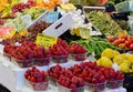 Fruit and vegetable market Royalty Free Stock Photo