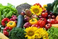 Fruit and vegetable pile Royalty Free Stock Photo
