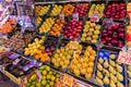 Fruit vegetable shop on the street of the city of Madrid. Royalty Free Stock Photo