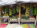 Fruit and vegetable stall in Sri Lanka Royalty Free Stock Photo