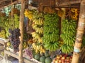 Fruit and vegetable stall in Sri Lanka Royalty Free Stock Photo