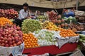 Fruit and Vegetable Stalls, Municipal Market, near Rue Heliodoro Salgado,Panaji, Goa, India Royalty Free Stock Photo