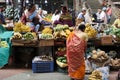 Fruit and Vegetable Stalls, Municipal Market, near Rue Heliodoro Salgado,Panaji, Goa, India Royalty Free Stock Photo