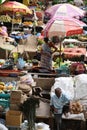 Fruit and Vegetable Stalls, Municipal Market, near Rue Heliodoro Salgado,Panaji, Goa, India Royalty Free Stock Photo