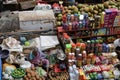 Fruit and Vegetable Stalls, Municipal Market, near Rue Heliodoro Salgado,Panaji, Goa, India Royalty Free Stock Photo