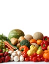 Fruit and vegetable variety Royalty Free Stock Photo