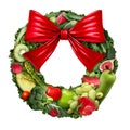 Fruit And Vegetable Wreath