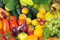 Fruit and vegetables Royalty Free Stock Photo