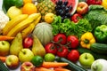 Fruit and vegetables Royalty Free Stock Photo