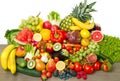 Fruit and vegetables Royalty Free Stock Photo