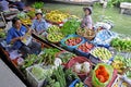 Fruit vendors at Khlong Lat Mayom, Bangkok