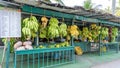 Fruit Vendors at Sultan Qaboos Street in salalah, oman, Dhofar Governorate Royalty Free Stock Photo