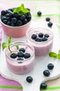 Fruit yogurt Royalty Free Stock Photo