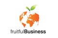 Fruitful Business Logo Royalty Free Stock Photo