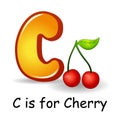 Fruits alphabet: C is for Cherry Fruits