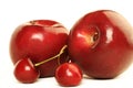 Fruits apple cherry