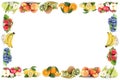 Fruits apple orange apples oranges fruit frame copyspace copy sp