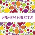 fruits, background.apple, grape, peach, lemon, pear, plum, orange, cherry, banana, watermelon. healthy food, fruits Royalty Free Stock Photo