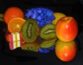 Fruits,candy and flower