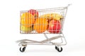 Fruits in a cart