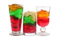 Fruits cocktail in glass Royalty Free Stock Photo