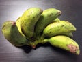 Fruits collection , banana closeup