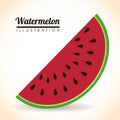 Fruits design, vector illustration. Royalty Free Stock Photo