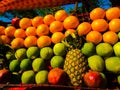 Fruits on display