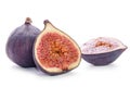 Fruits of Fig tree whole and part Royalty Free Stock Photo