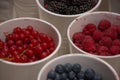 Fruits of the forest, blackberry, strawberry, blueberry