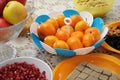 Fruits and halva Royalty Free Stock Photo