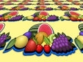 Fruits heap perspective image