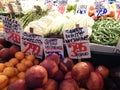 Fruits at a local Farmers Market