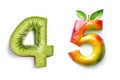 Fruits Number \