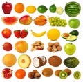 Fruits and nuts collection