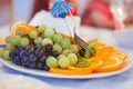 Fruits on a plate