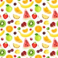 Fruits seamless pattern