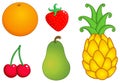 Fruits set 1 Royalty Free Stock Photo