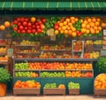 Fruits shop variety