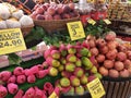 Fruits are sold at shops. Sort by type to make it easier for customers to choose.