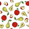 Apple and pear pattern