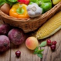 Fruits and vegetables Royalty Free Stock Photo